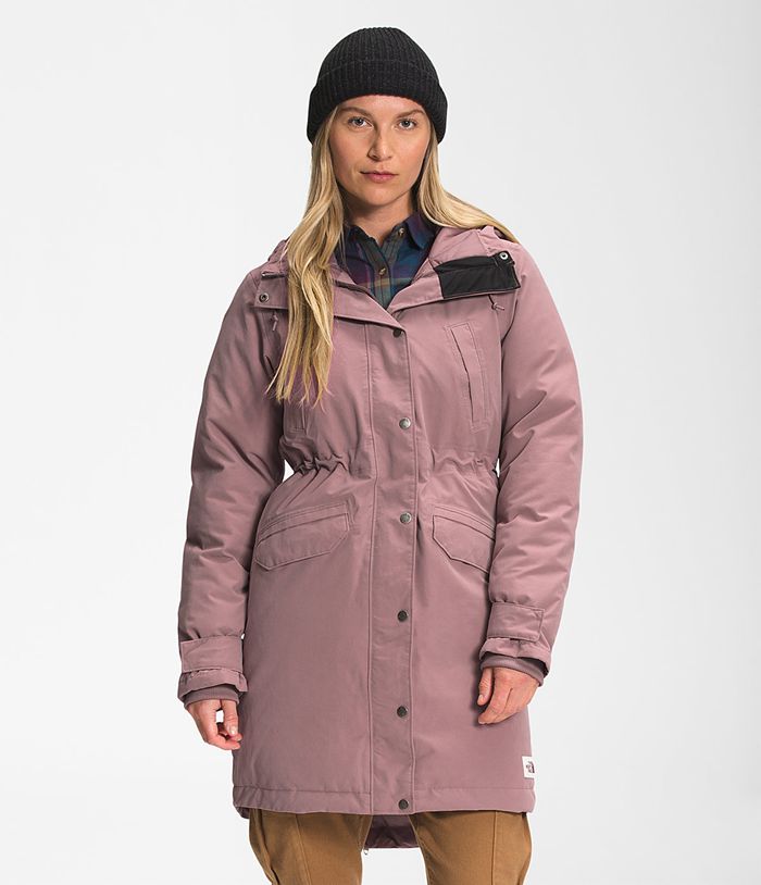 Parka The North Face Mujer Moradas Claro Nieve Down 25841PXJT